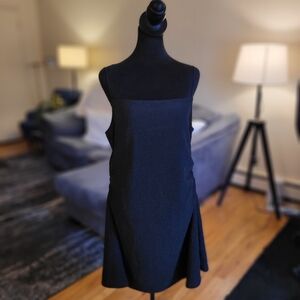 H&M Shimmer Elegant Black Sleeveless Dress Size XL